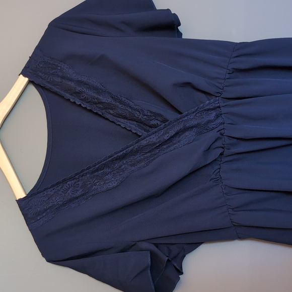 Shein Curve Short Sleeve Midi Dress - Picture 2 of 3